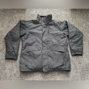 Men’s Columbia large gray winter jacket